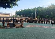 Polres OKU Timur Gelar Upacara Hari Kesaktian Pancasila dan Upacara Pelantikan Kenaikan Pangkat Pengabdian