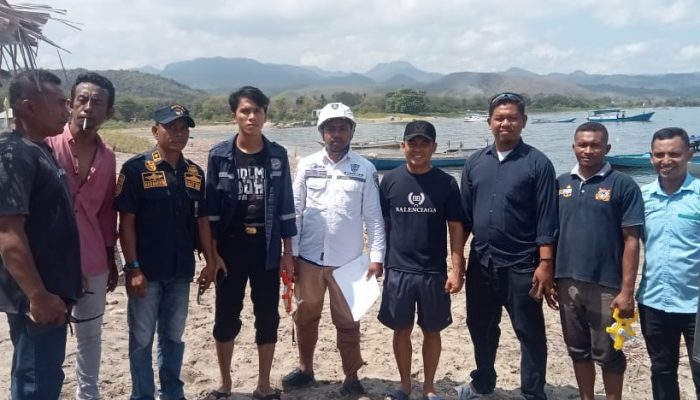 Dinas Perikanan manggarai Timur, Kantor unit pelabuhan marpokot bersama camat sambirampas melakukan program pengukuran kapal nelayan dikelurahan pota. 