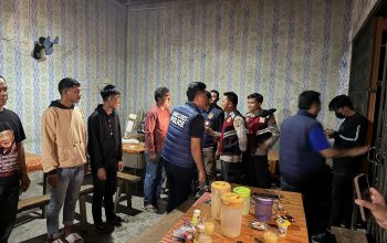 Berantas Predaran Narkoba, Polres OKUT Gelar Patroli Gabungan, Sasar Kafe dan Warung Remang-Remang