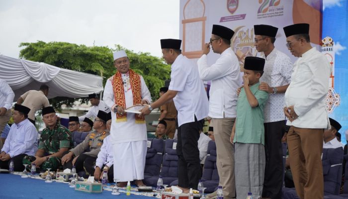 Gelar Tabligh Akbar di Momen HUT Kabupaten ke-22 , Pemkab OKUT Hadirkan Ustad Das’ad Latif