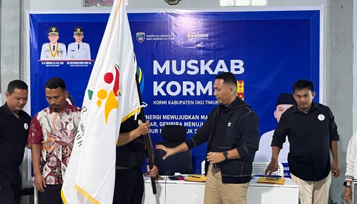 Dwi Seva Prasetyo Resmi Nakhodai KORMI OKU Timur, Siap Wujudkan Masyarakat Sehat dan Menyenangkan