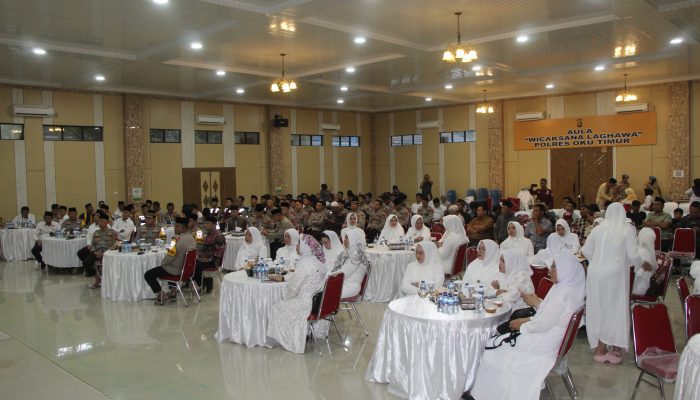 Pererat Tali Persaudaraan dan Perkokoh Ukhwah Islamiyah, Polres OKU Timur Gelar Bukber dengan Insan Pers