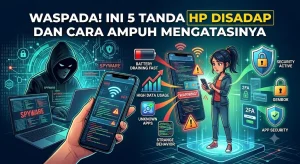 Tanda HP disadap