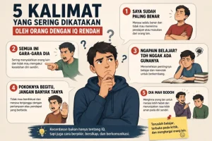 5 Kalimat yang Sering Dikatakan oleh Orang dengan IQ Rendah