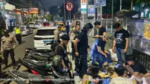 Patroli Dini Hari, Polres Tangerang Jaga Kondusivitas